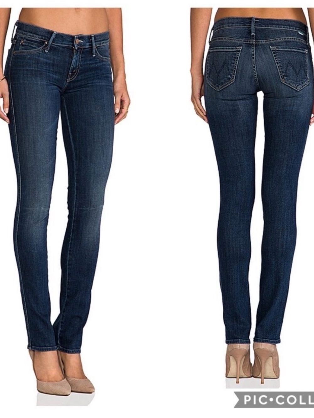 MOTHER The Rascal Skinny Jeans in Coffee Tea and Me Size 24